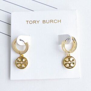 Tory Burch Miller Huggie Hoop Earring